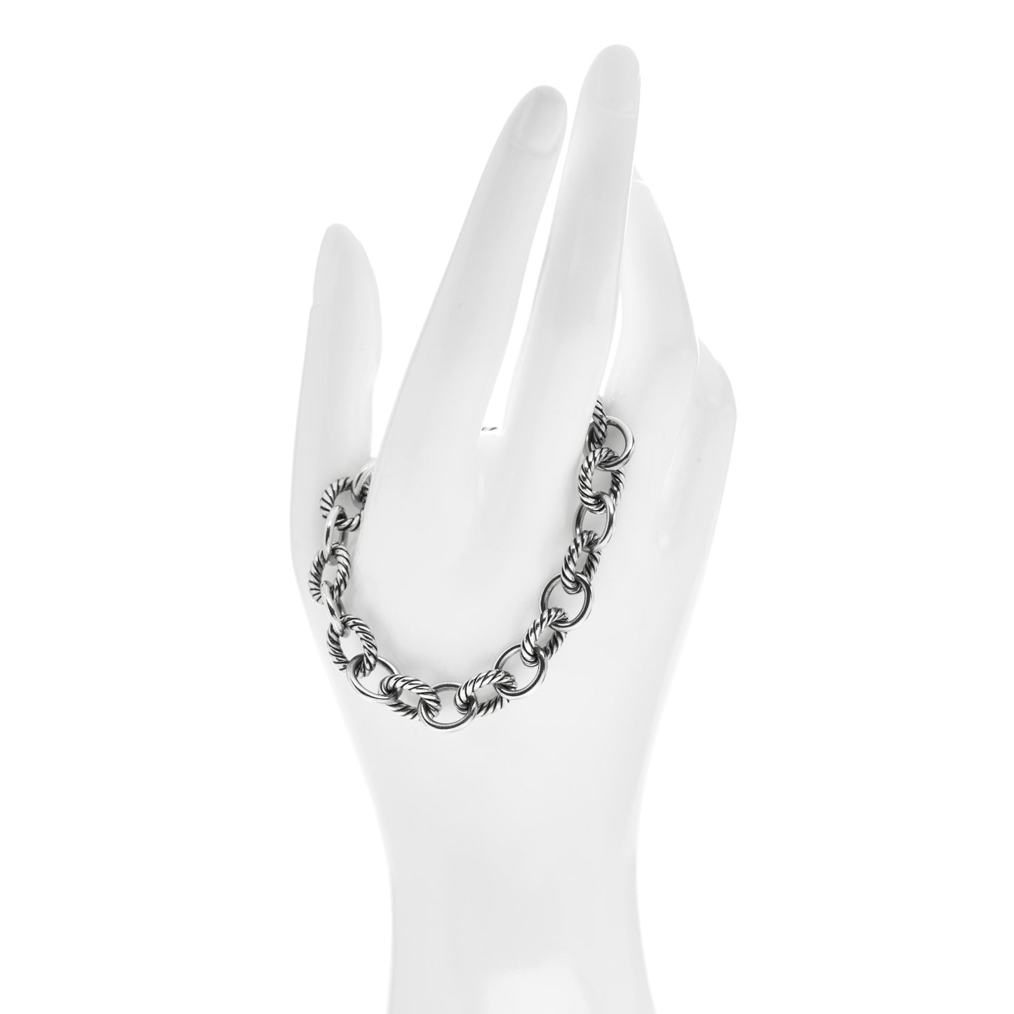 Sterling Silver 10mm Medium Oval Link Bracelet