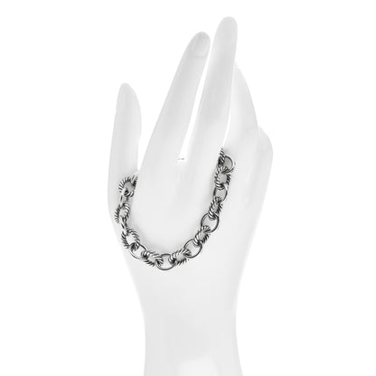 David Yurman Sterling Silver 10mm Medium Oval Link Bracelet 2 of 4