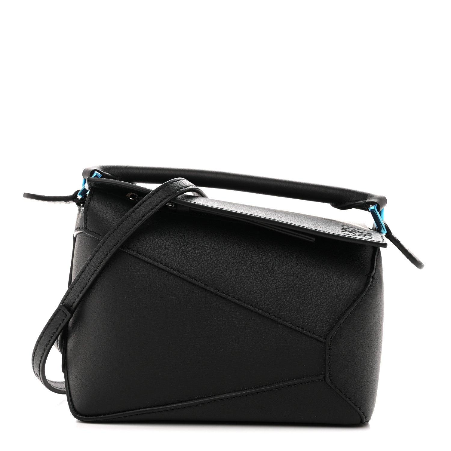 Loewe Calfskin Mini Puzzle Edge Bag Black 1 of 10