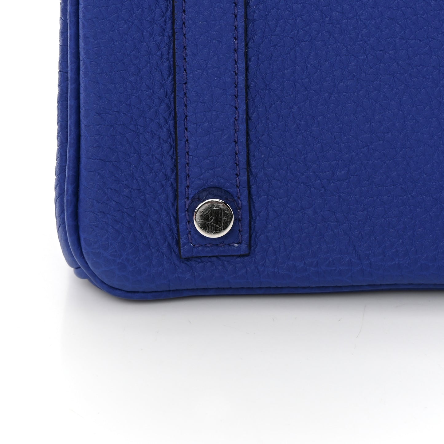 Togo Verso Birkin 25 Bleu Royal Capucine