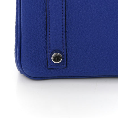 Hermes Togo Verso Birkin 25 Bleu Royal Capucine 14 of 18