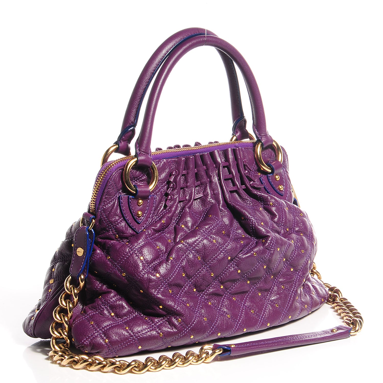 Marc Jacobs Leather Stardust Cecilia Purple 3 of 9
