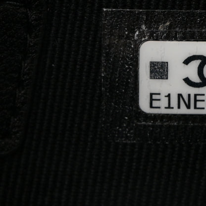 Chanel Velvet Crystal Quilted Chain Hobo Black 7 of 11