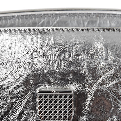 Christian Dior Metallic Calfskin Medium Diorever Flap Silver 6 of 10