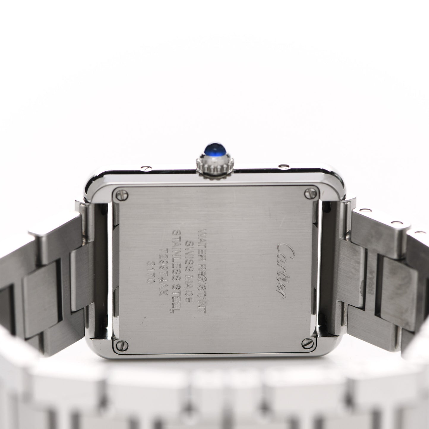 Stainless Steel 24mm Tank Solo Quartz Watch