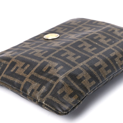 Fendi Zucca Spalmati Zip Pouch Tobacco 10 of 13