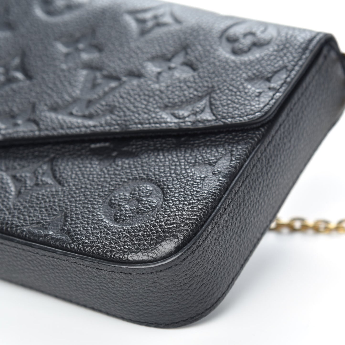 Empreinte Pochette Felicie Chain Wallet Black