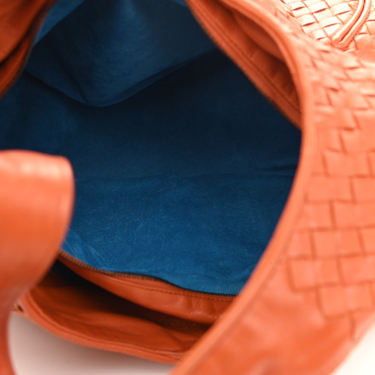 Nappa Intrecciato Ball Hobo Orange
