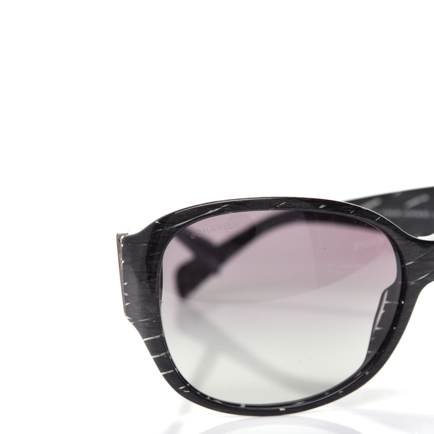Chanel CC Crystal Sunglasses 5150-B Black 7 of 8
