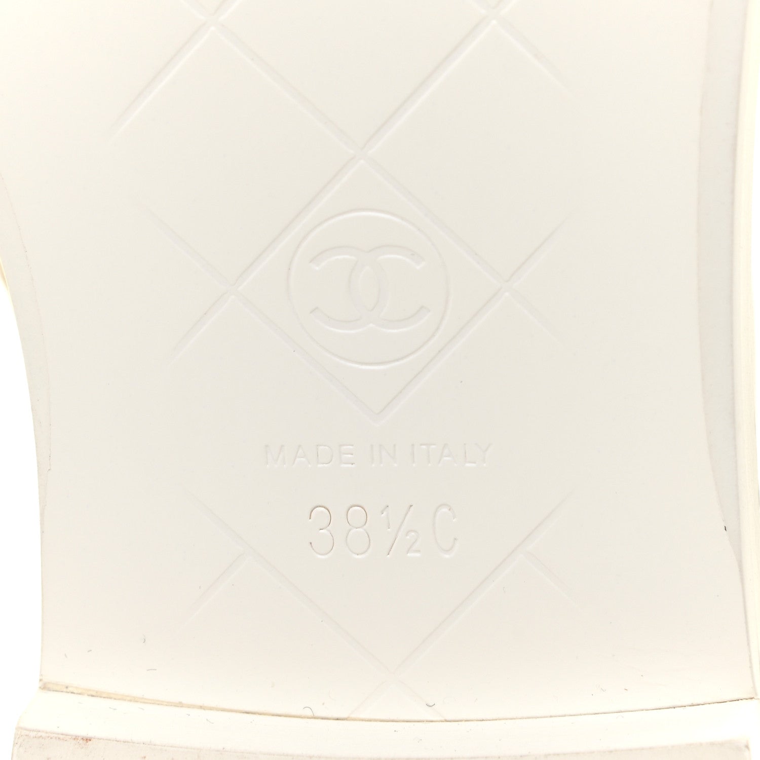 Chanel Lambskin Quilted CC Turnlock Loafers 38.5 White 9 of 16