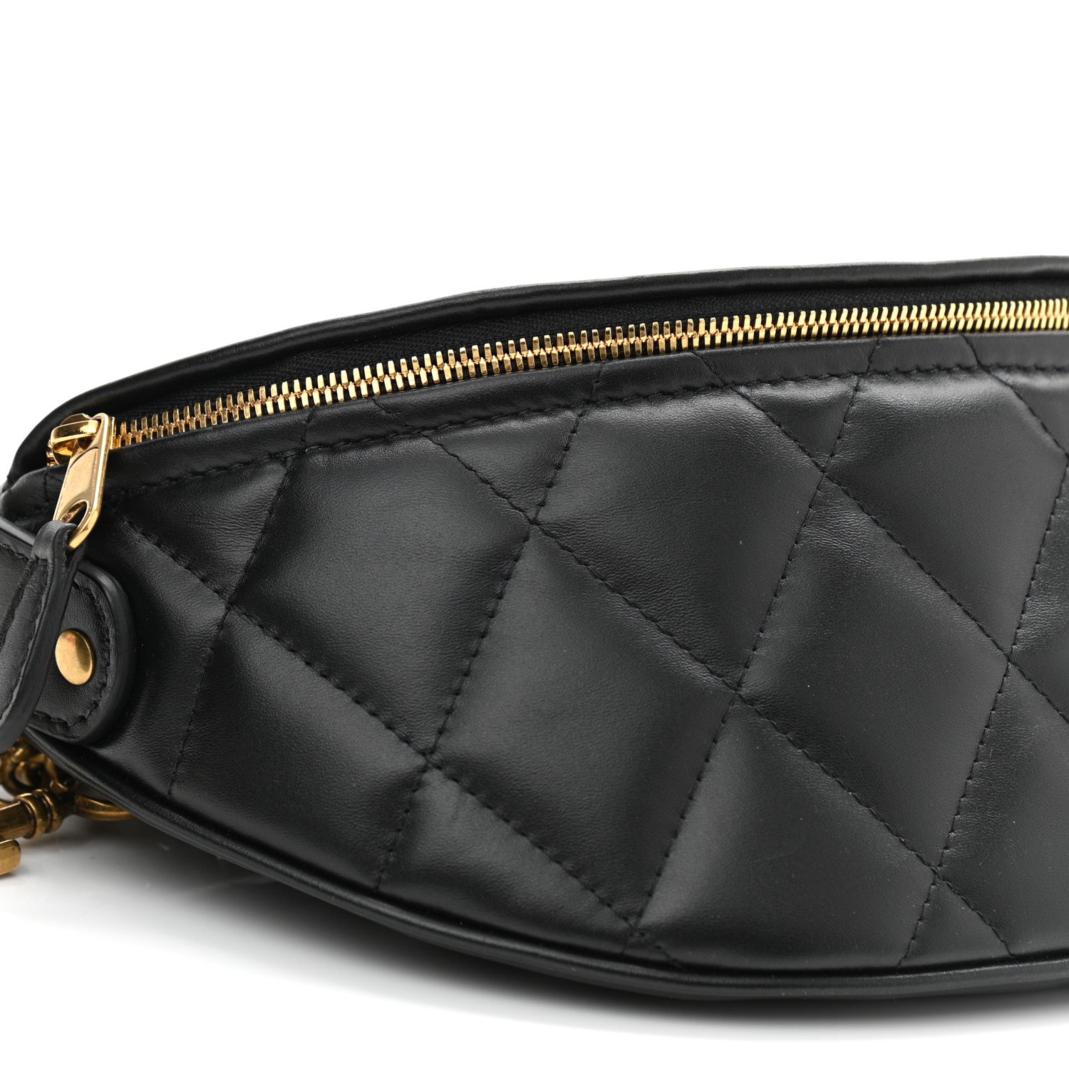 Balenciaga Calfskin Quilted XXS Souveniers Charms Belt Bag Black 8 of 9
