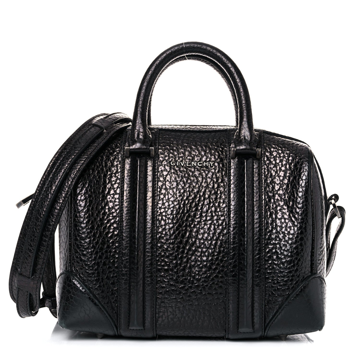 Givenchy Glazed Pebbled Calfskin Mini Lucrezia Black 1 of 16