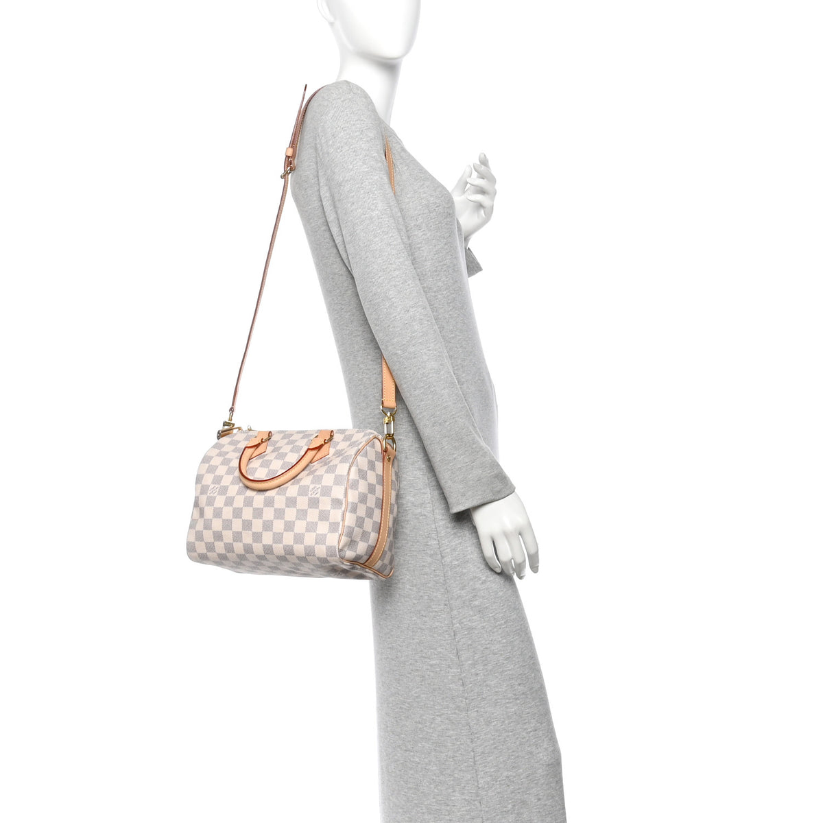 Damier Azur Speedy Bandouliere 25