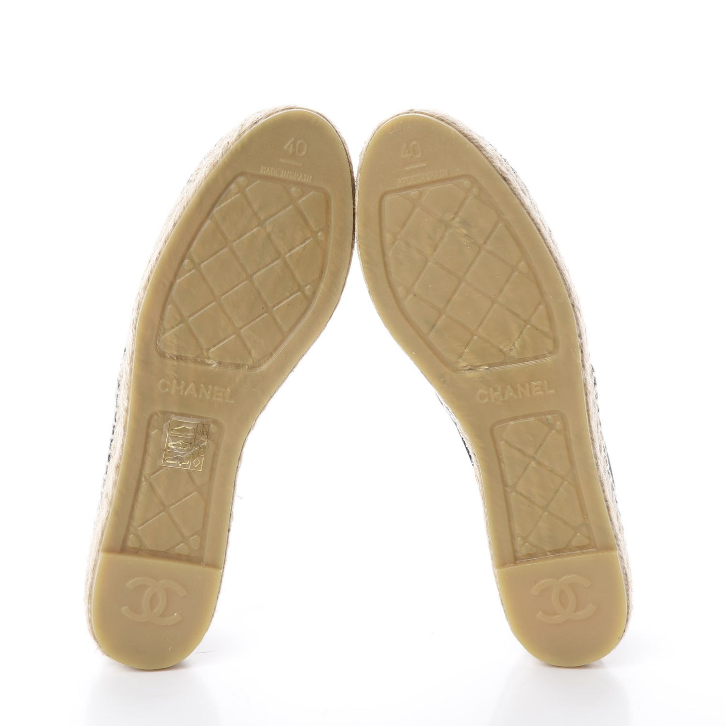 Mesh CC Espadrilles 40 Black