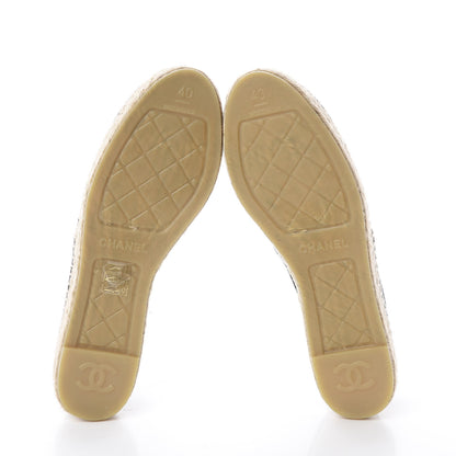 Chanel Mesh CC Espadrilles 40 Black 5 of 7