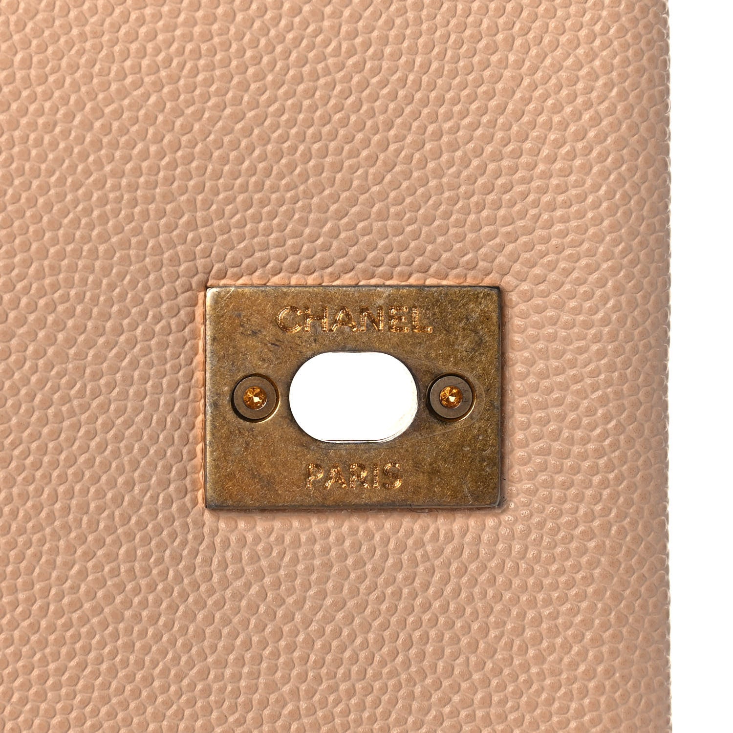 Chanel Caviar Quilted Small Coco Handle Flap Beige 8 of 12