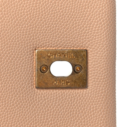 Chanel Caviar Quilted Small Coco Handle Flap Beige 8 of 12