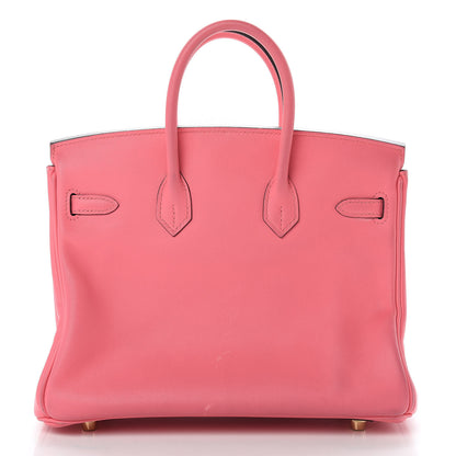 Hermes Swift Birkin 25 Rose Azalee 4 of 46