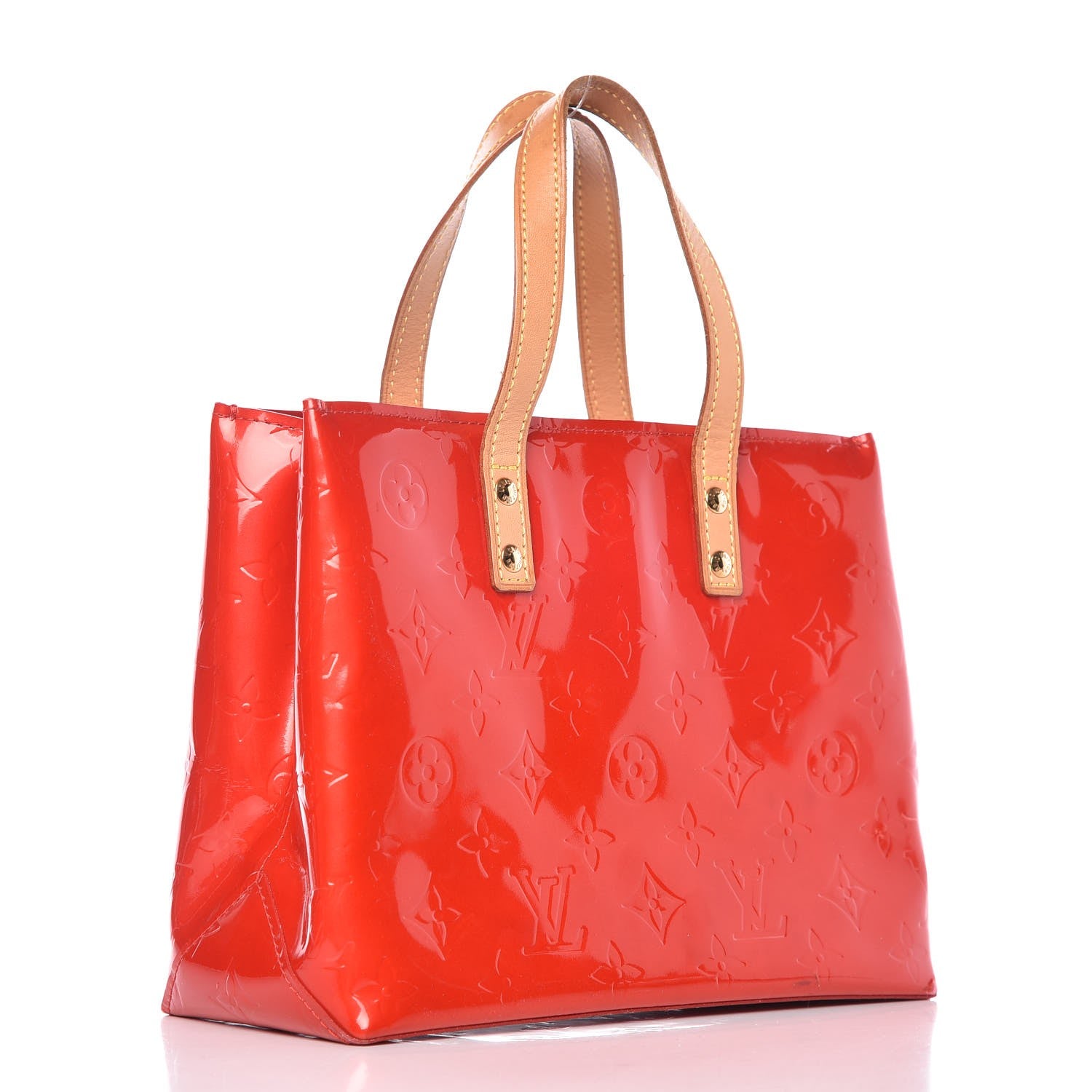 Louis Vuitton Vernis Reade PM Rouge 3 of 14