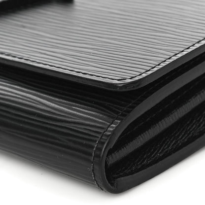 Louis Vuitton Epi Louise Wallet Black 9 of 10