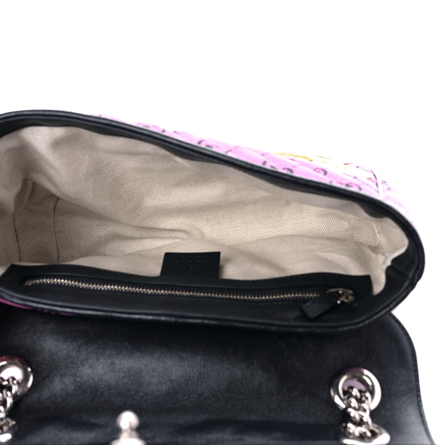 Monogram Multicolor Matelasse Diagonal Floral Embroidered Small GG Marmont Shoulder Bag Pink Blue Ivory Green Lilac