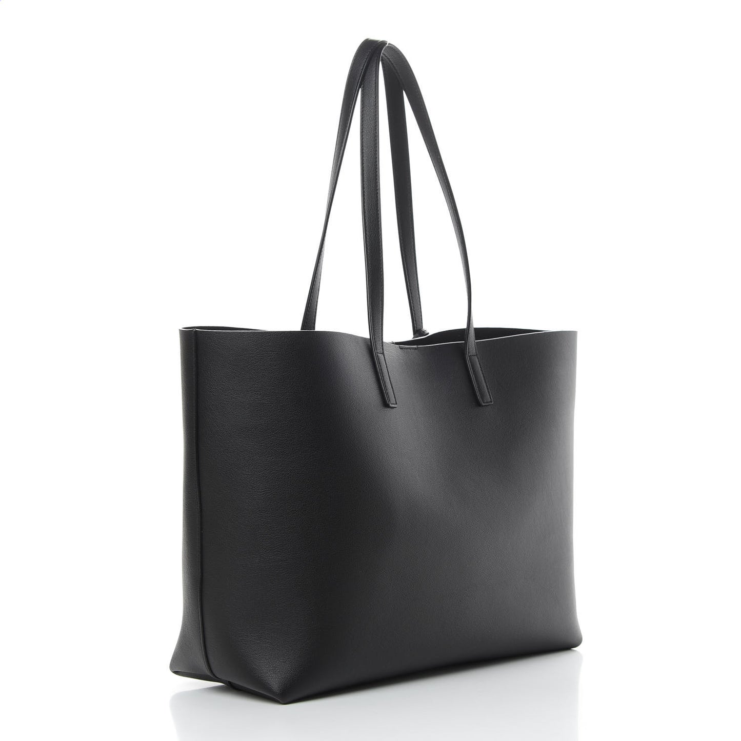 Calfskin Large Shopping Tote Black