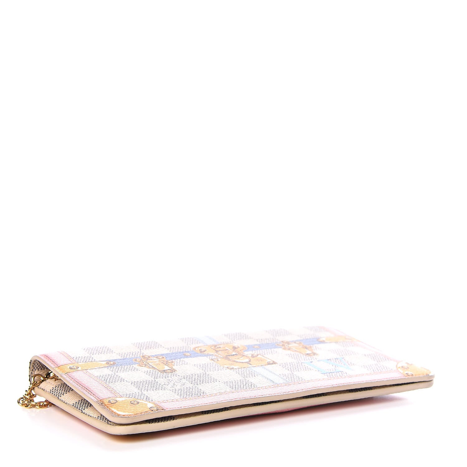 Louis Vuitton Damier Azur Summer Trunks Pochette Weekend 4 of 11