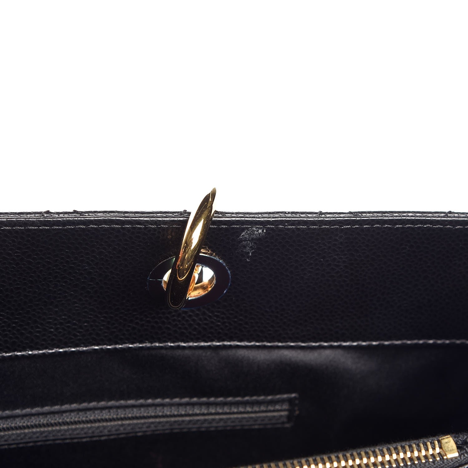 Chanel Caviar Quilted XL Grand Shopping Tote GST Black 8 of 8