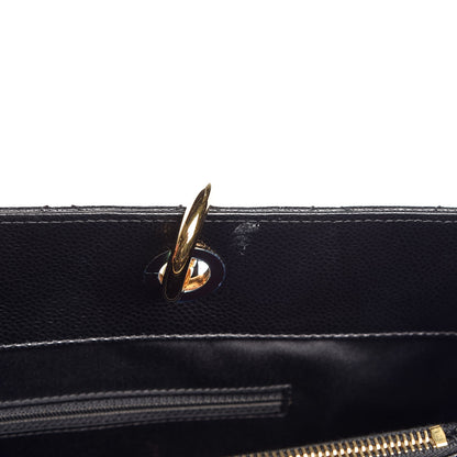 Chanel Caviar Quilted XL Grand Shopping Tote GST Black 8 of 8