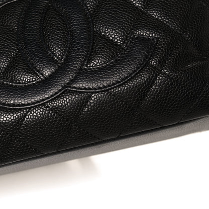 Chanel Caviar Quilted Petit Shopping Tote PST Black 10 of 14