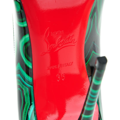 Christian Louboutin Patent Malachite So Kate 120 Pumps 36 Vert 7 of 8