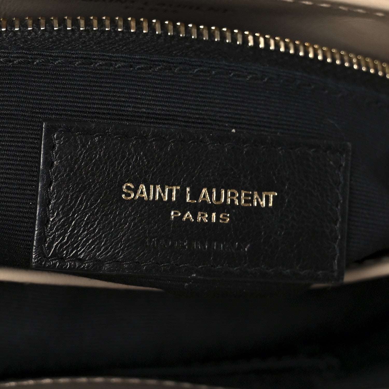 Saint Laurent Calfskin Y Quilted Monogram Toy Loulou Crossbody Bag Dark Beige 6 of 11