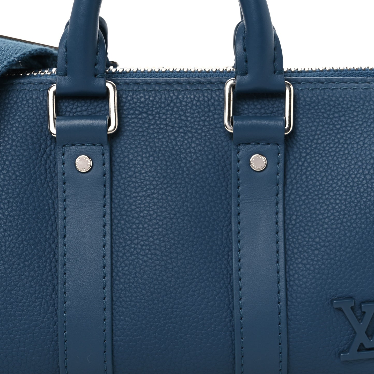 Calfskin Aerogram Keepall XS Blue