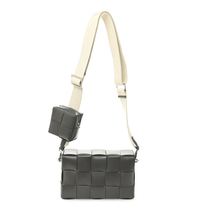 Bottega Veneta Calfskin Maxi Intrecciato Versatile Cassette Bag Thunder 1 of 10