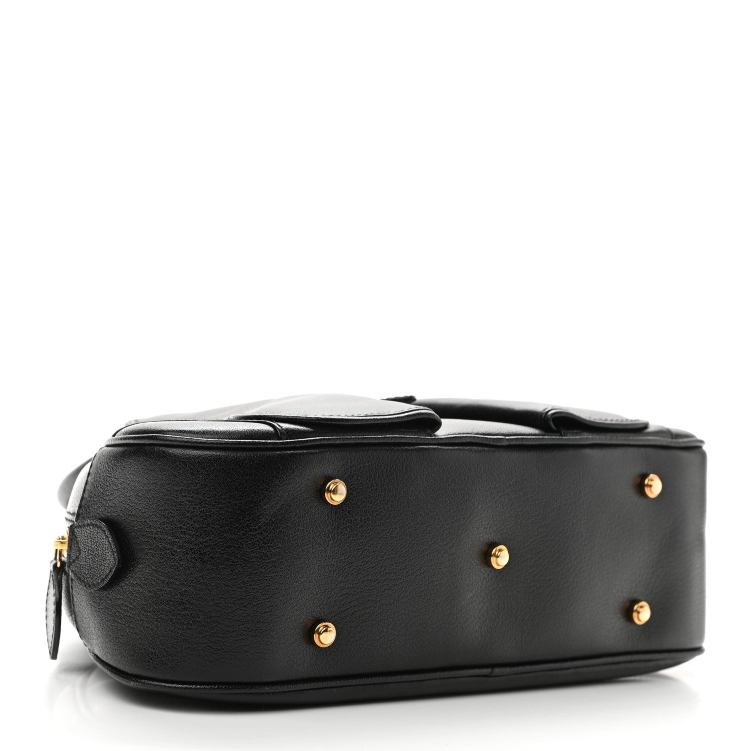 Christian Dior Calfskin Saddle Bowler Black 3 of 9