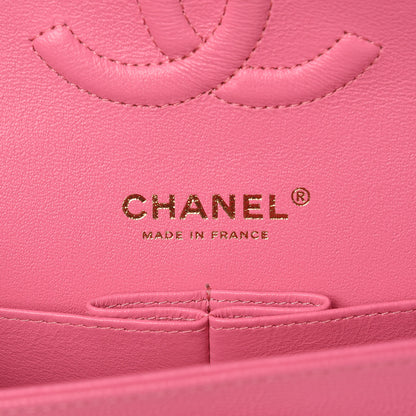 Chanel Caviar Quilted Medium Double Flap Pink 6 of 11