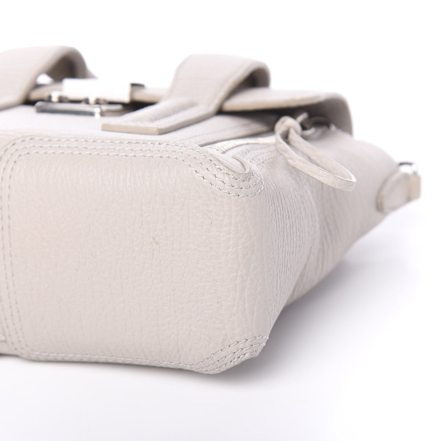 3.1 Textured Calfskin Mini Pashli Satchel Feather