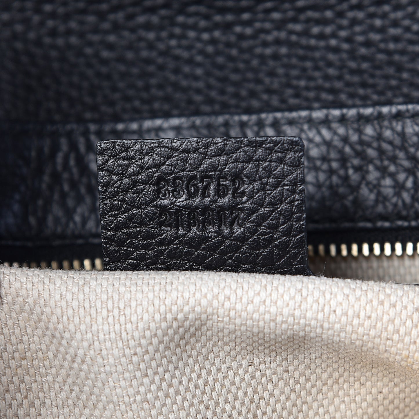 Pebbled Calfskin Medium Soho Flap Crossbody Black
