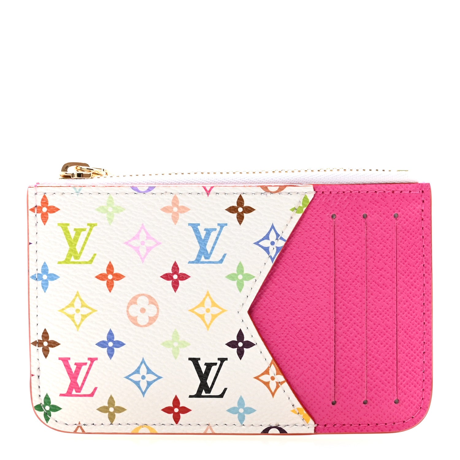 Louis Vuitton LV X TM Monogram Romy Card Holder Kawaii Pink 1 of 7