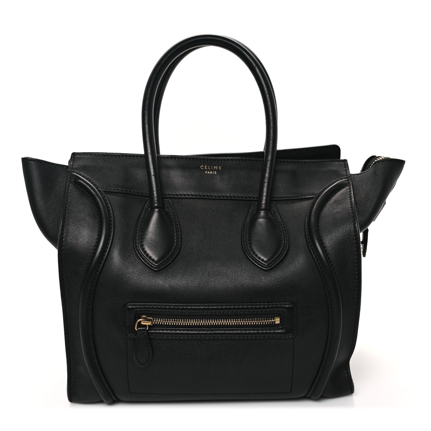Smooth Calfskin Mini Luggage Black