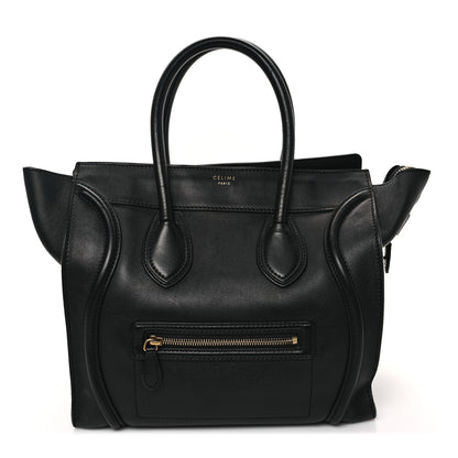 Celine Smooth Calfskin Mini Luggage Black 1 of 9