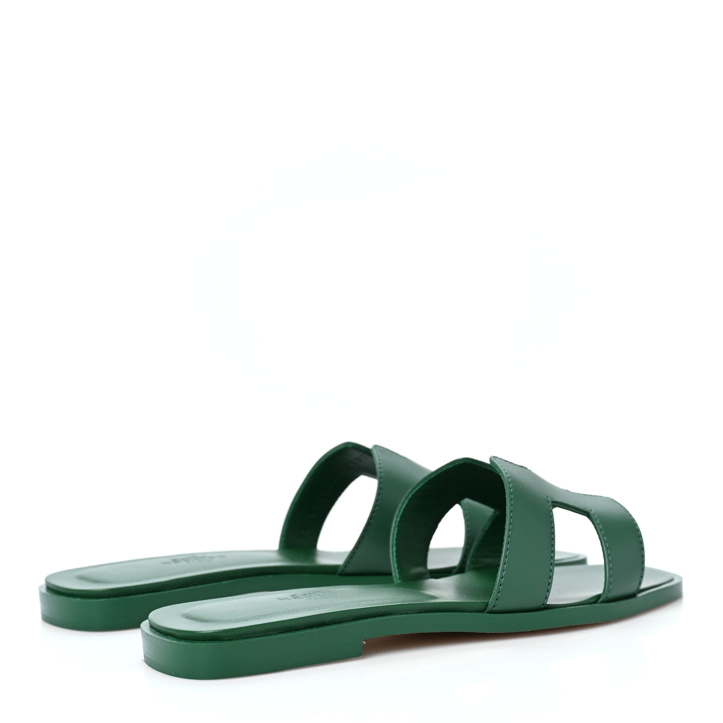 Calfskin Oran Sandals 36 Vert Electrique