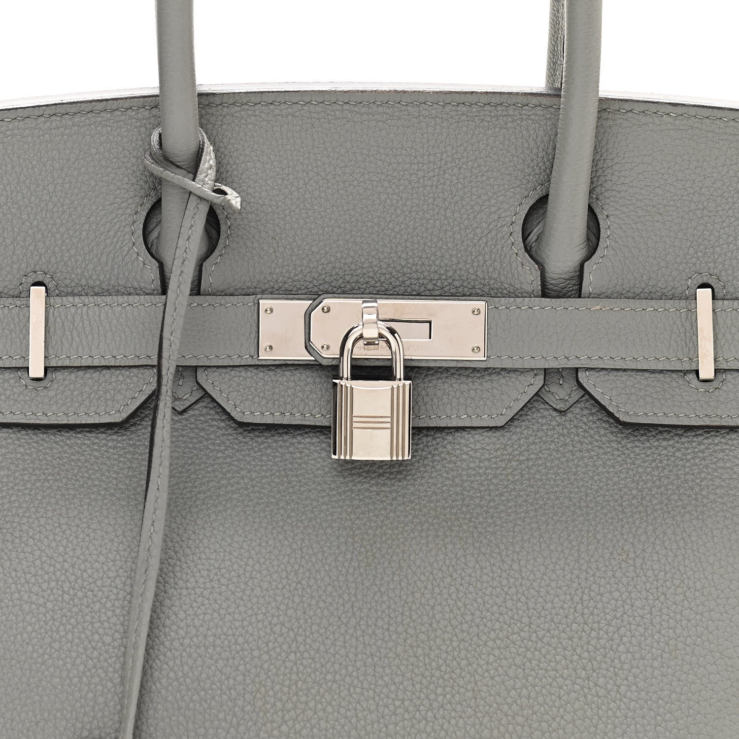 Hermes Togo Birkin 30 Gris Mouette 8 of 13