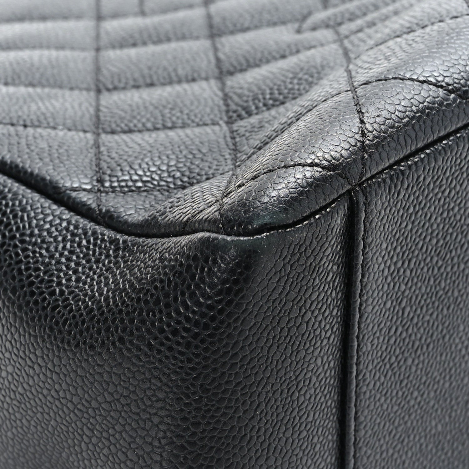 Chanel Caviar Quilted Grand Shopping Tote GST Black 8 of 12