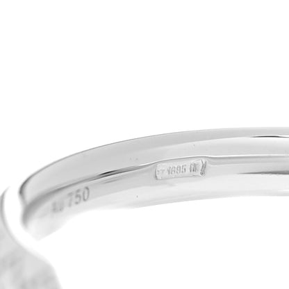 Gucci 18K White Gold Diamantissima Band Ring 60 9 7 of 8