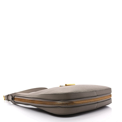 Tom Ford Grained Calfskin Tara Hobo Grey 4 of 10