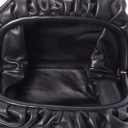 Bottega Veneta Smooth Butter Calf The Pouch Oversized Clutch Black 13 of 15