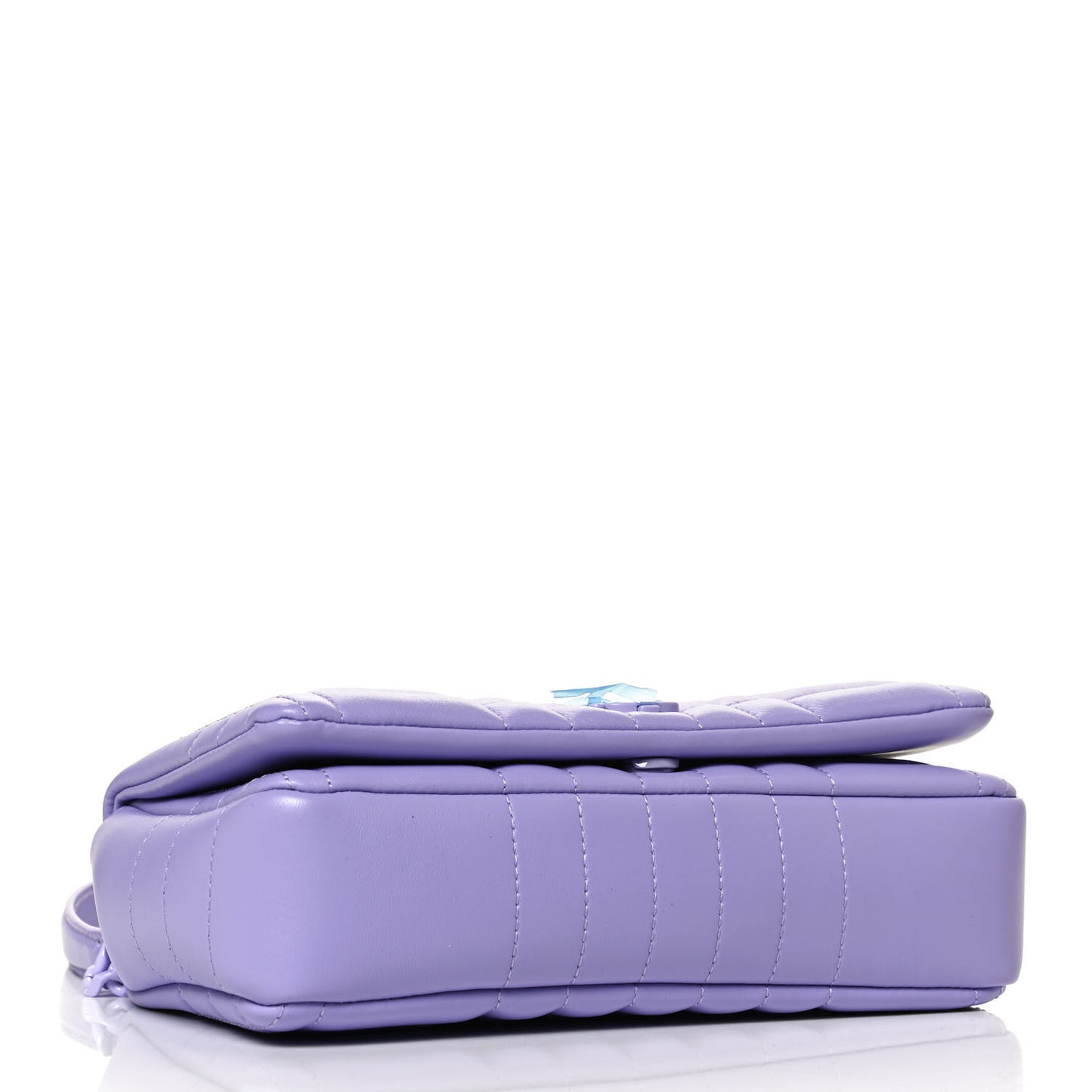 Lambskin Quilted Small Lola Bag Soft Violet