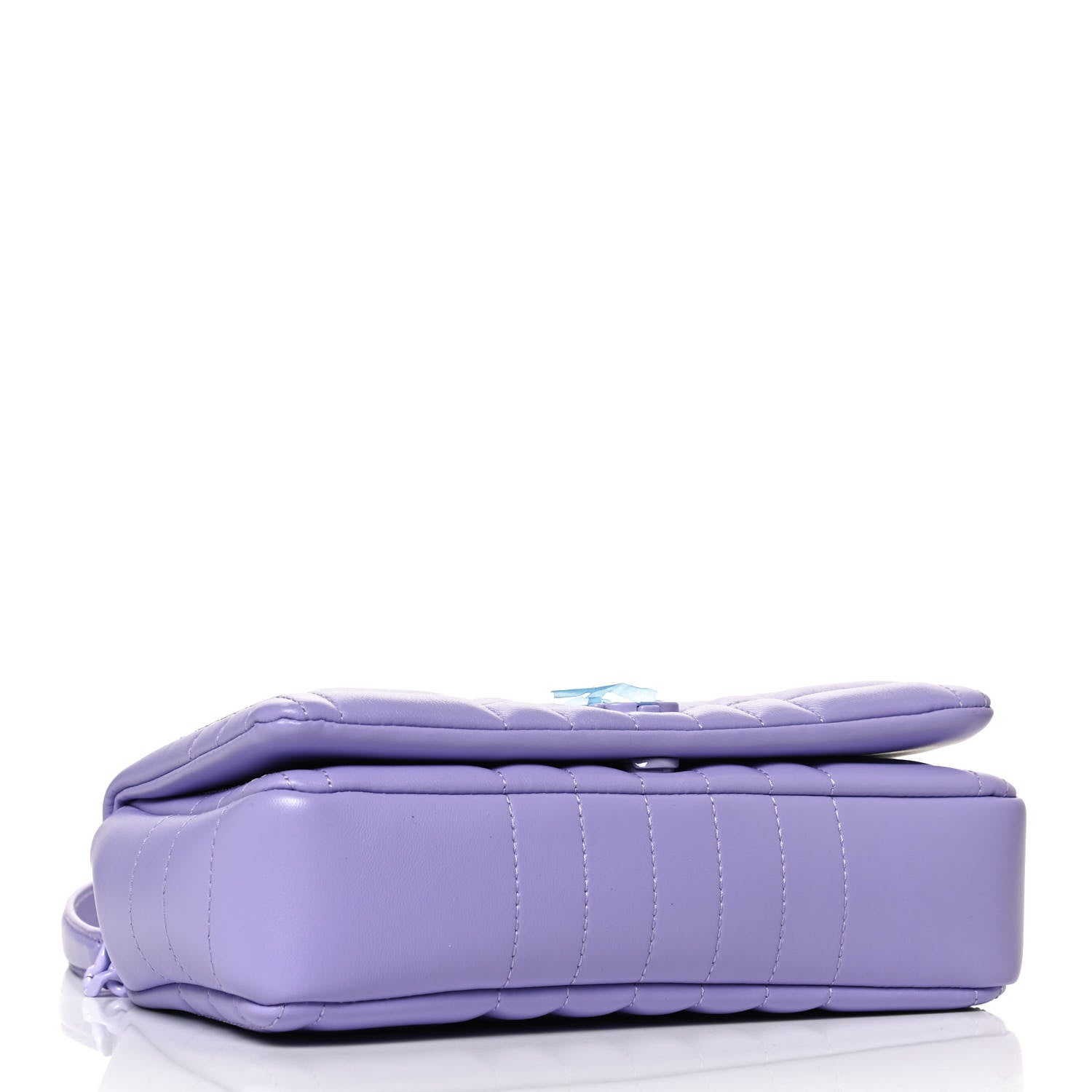 Burberry Lambskin Quilted Small Lola Bag Soft Violet 4 of 10