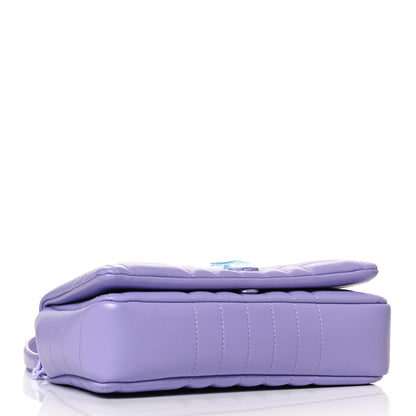Burberry Lambskin Quilted Small Lola Bag Soft Violet 4 of 10